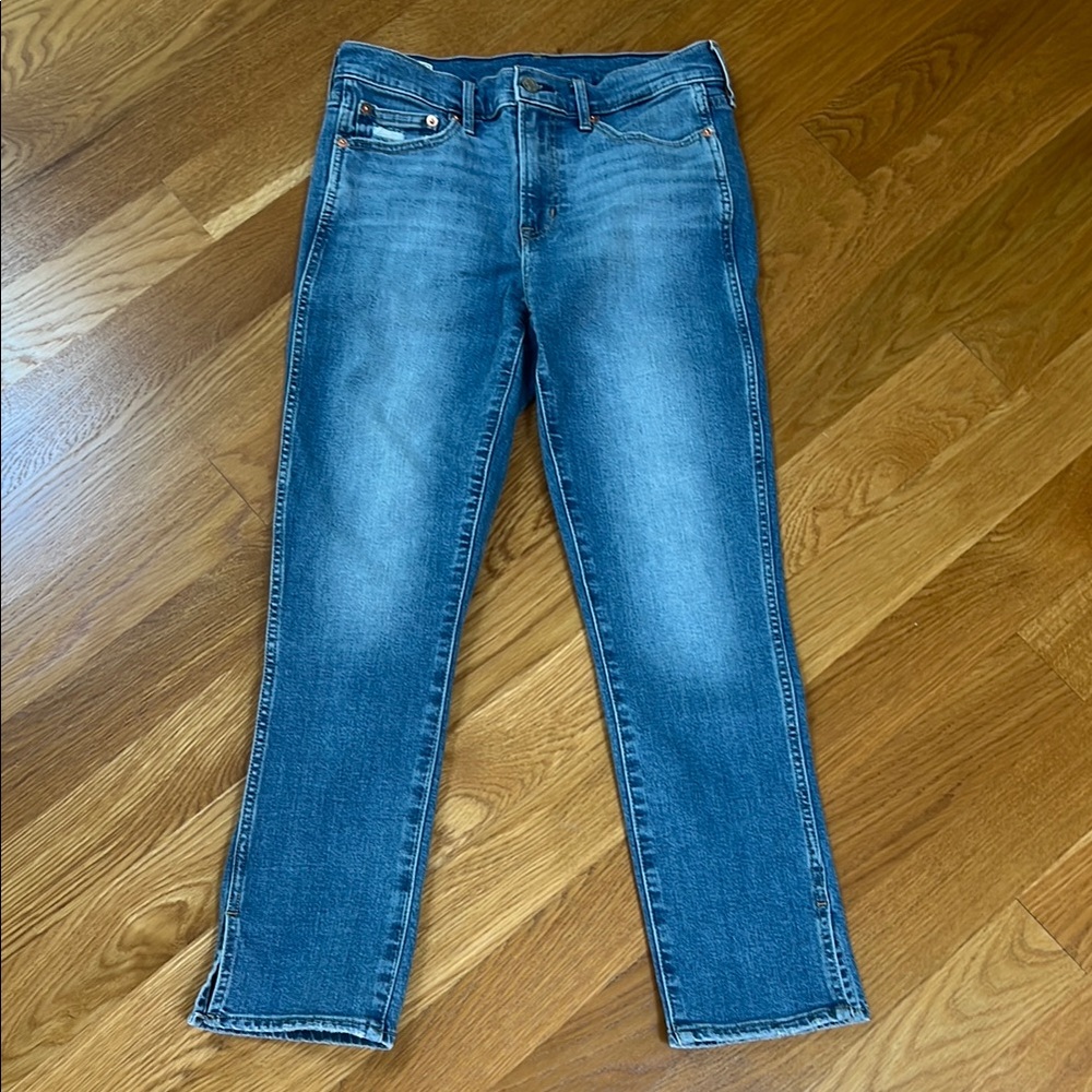 GAP Mid Rise Split-Hem Vintage Slim Jeans - Picture 2 of 13